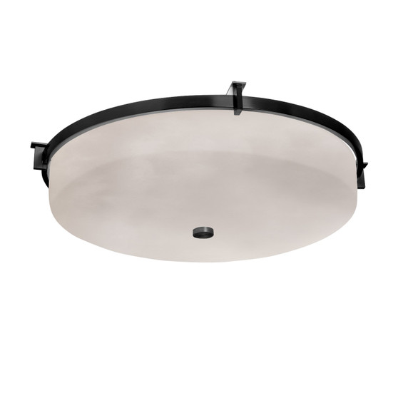 Flush Mounts Bowl Style by Justice Designs ( 102 | CLD-8987-MBLK Clouds ) 