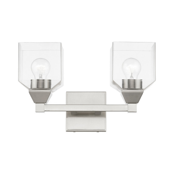 Bathroom Fixtures Two Lights by Livex Lighting ( 107 | 16772-91 Aragon ) 