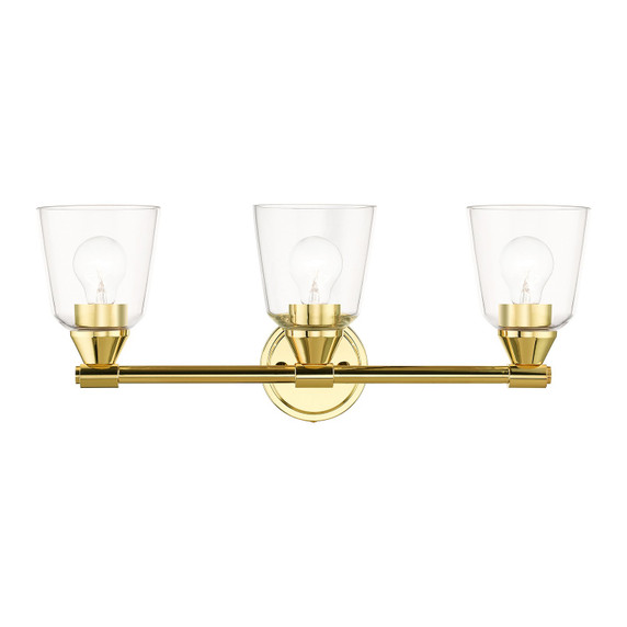 Bathroom Fixtures Three Lights by Livex Lighting ( 107 | 16783-02 Catania ) 