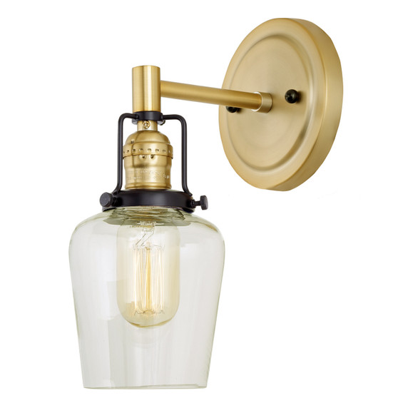 Sconces Single Glass by JVI Designs ( 261 | 1223-10 S9 Nob Hill ) 