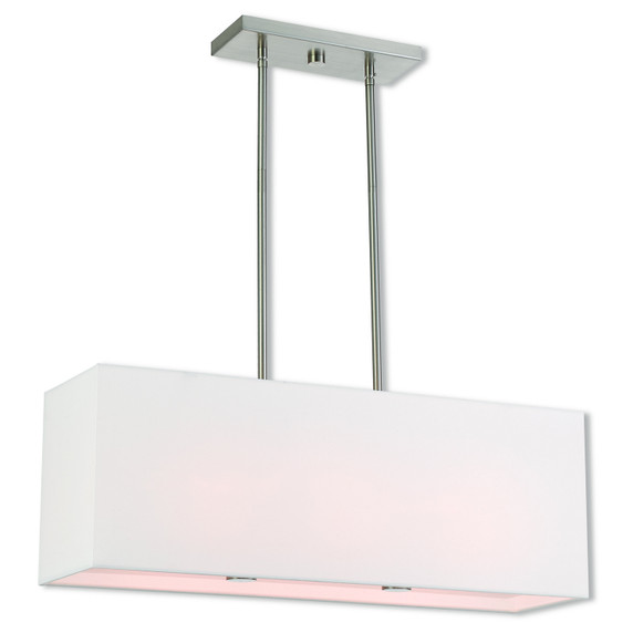 Linear/Island Drum Shade by Livex Lighting ( 107 | 41153-91 Summit ) 