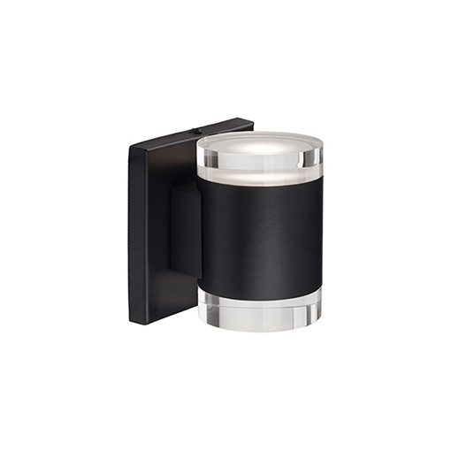 Sconces Double Glass by Kuzco Lighting ( 347 | 601431BK-LED Norfolk ) 