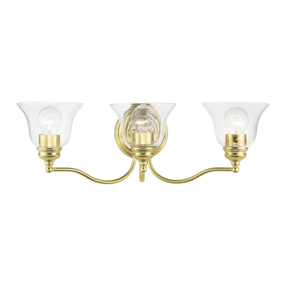 Bathroom Fixtures Three Lights by Livex Lighting ( 107 | 16933-02 Moreland ) 