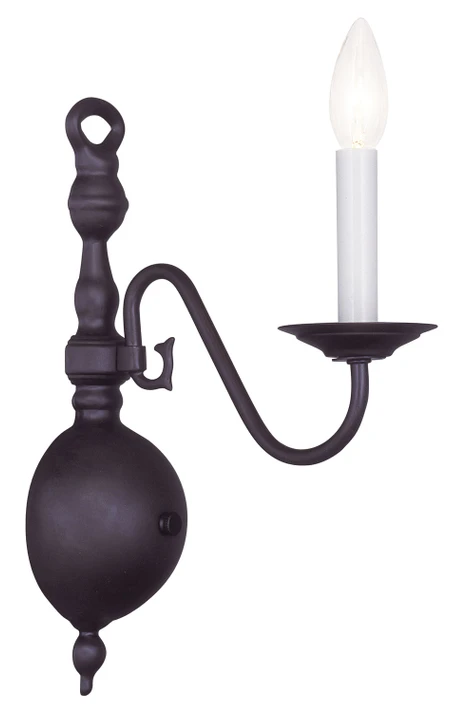 Sconces Single Candle by Livex Lighting ( 107 | 5001-07 Williamsburgh ) 
