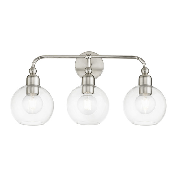 Bathroom Fixtures Three Lights by Livex Lighting ( 107 | 16973-91 Downtown ) 