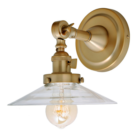 Sconces Single Glass by JVI Designs ( 261 | 1251-10 S1 Soho ) 