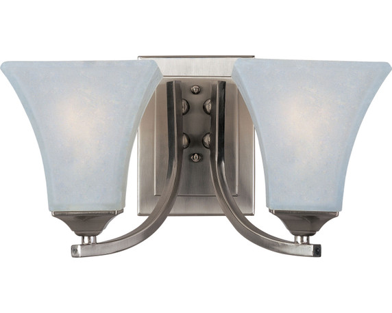 Bathroom Fixtures Two Lights by Maxim ( 16 | 20099FTSN Aurora ) 