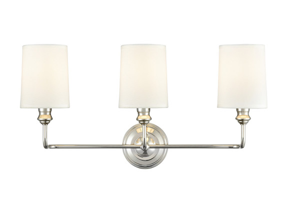 Bathroom Fixtures Three Lights by Millennium ( 59 | 99803-PN Leena ) 