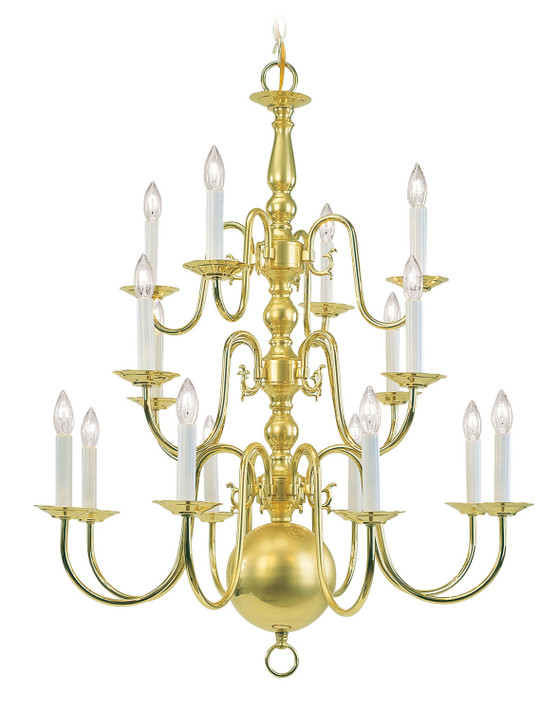 Mid. Chandeliers Candle by Livex Lighting ( 107 | 5016-02 Williamsburgh ) 