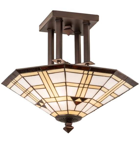 Semi-Flush Mts. Bowl Style by Meyda Tiffany ( 57 | 210967 Arrowhead ) 