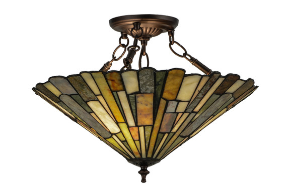 Semi-Flush Mts. Bowl Style by Meyda Tiffany ( 57 | 155108 Delta ) 