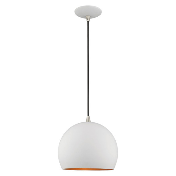 Mini Pendants Metal Shade by Livex Lighting ( 107 | 41181-03 Metal Shade Mini Pendants ) 