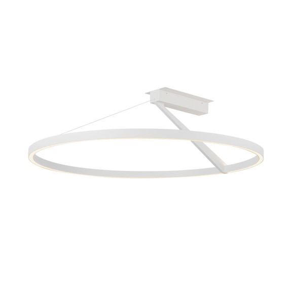 Semi-Flush Mts. Ring Shade/Halo by Kuzco Lighting ( 347 | SF27731-WH-3WCCT-UNV Roda ) 