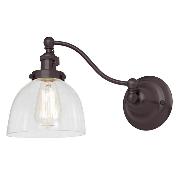 Sconces Single Glass by JVI Designs ( 261 | 1253-08 S5 Soho ) 