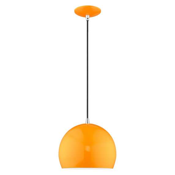 Mini Pendants Metal Shade by Livex Lighting ( 107 | 41181-77 Metal Shade Mini Pendants ) 