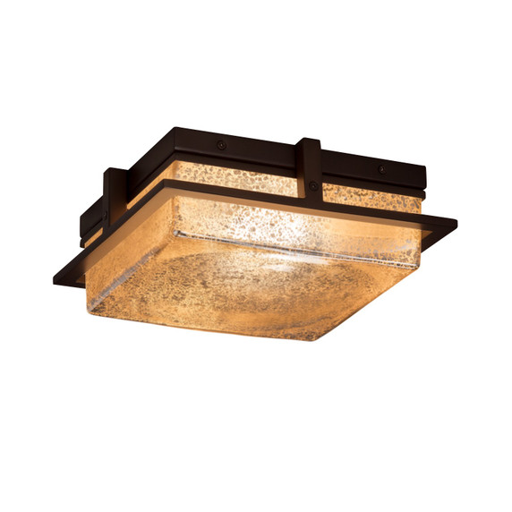 Exterior Ceiling Mount by Justice Designs ( 102 | FSN-7560W-MROR-DBRZ Fusion ) 