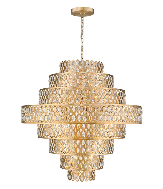 Large Chandeliers Glass Shade by Z-Lite ( 224 | 822P45-HB Dealey ) 