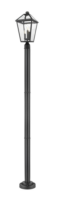 Exterior Post/Pier Head by Z-Lite ( 224 | 579PHBR-567P-BK Talbot ) 