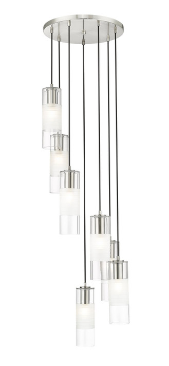 Mini Chandeliers Multi-Port/Cascade by Z-Lite ( 224 | 824P-7R-BN Alton ) 