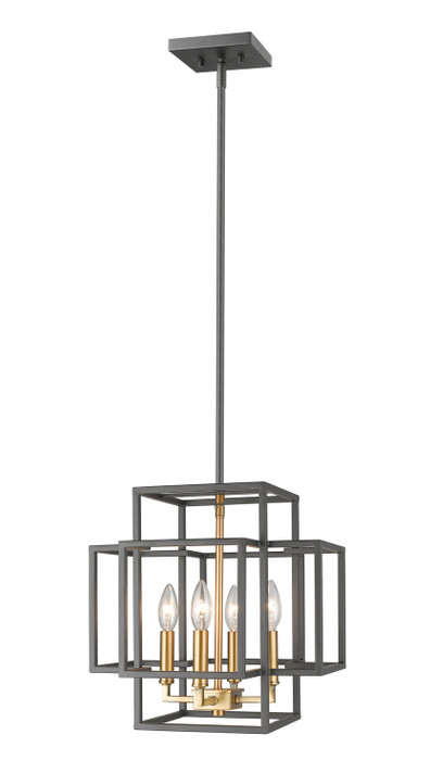 Foyer/Hall Lanterns Open Frame by Z-Lite ( 224 | 454-14BRZ-OBR Titania ) 
