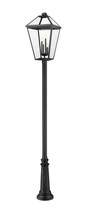 Exterior Post/Pier Head by Z-Lite ( 224 | 579PHXLXR-511P-BK Talbot ) 