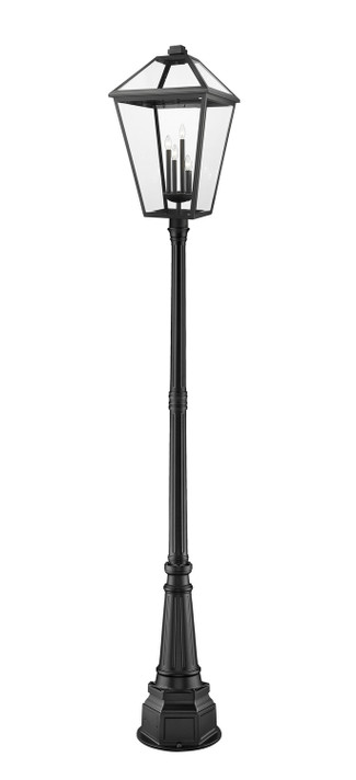 Exterior Post/Pier Head by Z-Lite ( 224 | 579PHXLXR-564P-BK Talbot ) 