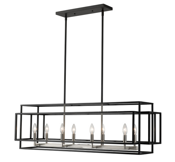 Linear/Island 4 Light + by Z-Lite ( 224 | 454-44L-BK-BN Titania ) 