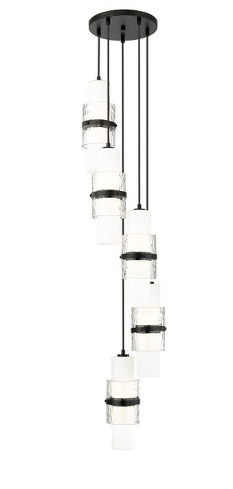 Mini Chandeliers Multi-Port/Cascade by Z-Lite ( 224 | 1946P-5R-MB Cayden ) 