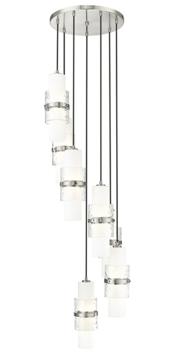 Mini Chandeliers Multi-Port/Cascade by Z-Lite ( 224 | 1946P-7R-BN Cayden ) 