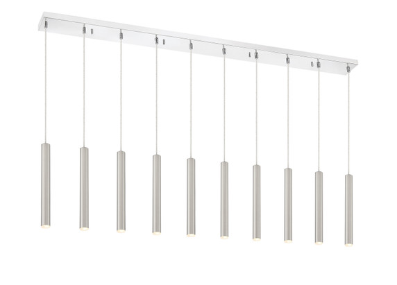 Linear/Island 4 Light + by Z-Lite ( 224 | 917MP12-BN-LED-10LCH Forest ) 