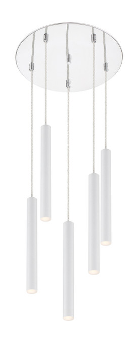 Mini Chandeliers Multi-Port/Cascade by Z-Lite ( 224 | 917MP12-WH-LED-5RCH Forest ) 