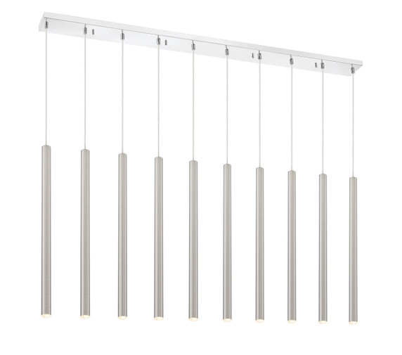 Linear/Island 4 Light + by Z-Lite ( 224 | 917MP24-BN-LED-10LCH Forest ) 