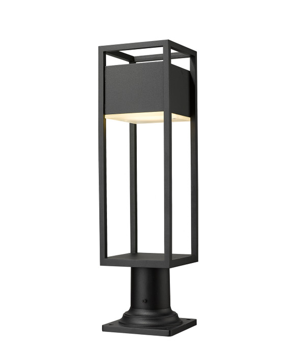 Exterior Post/Pier Head by Z-Lite ( 224 | 585PHMR-533PM-BK-LED Barwick ) 