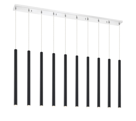 Linear/Island 4 Light + by Z-Lite ( 224 | 917MP24-MB-LED-10LCH Forest ) 