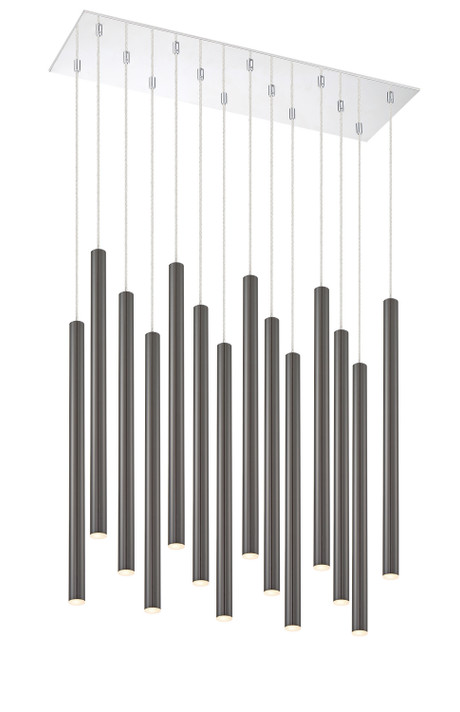Linear/Island 4 Light + by Z-Lite ( 224 | 917MP24PBL-LED-14LCH Forest ) 