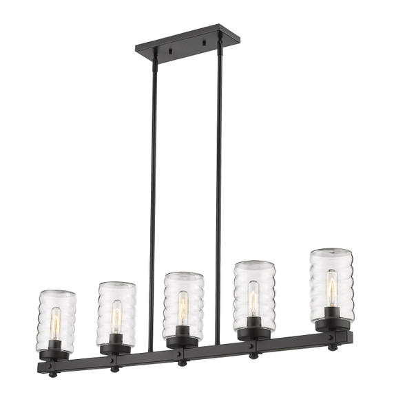 Linear/Island 4 Light + by Z-Lite ( 224 | 588-5L-BK Tahoe ) 