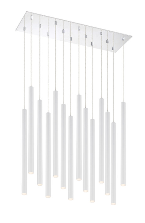 Linear/Island 4 Light + by Z-Lite ( 224 | 917MP24-WH-LED-14LCH Forest ) 