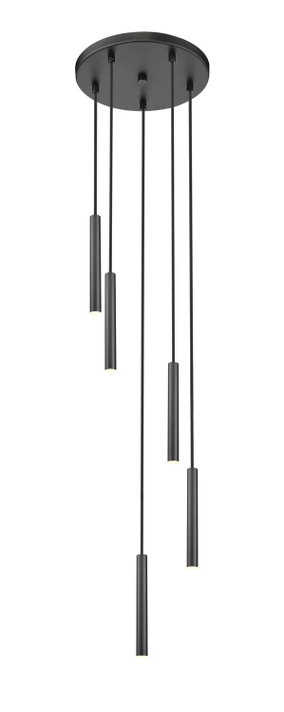 Pendants Multi-port/Cascade by Z-Lite ( 224 | 919MP12-5R-MB-LED Forest ) 
