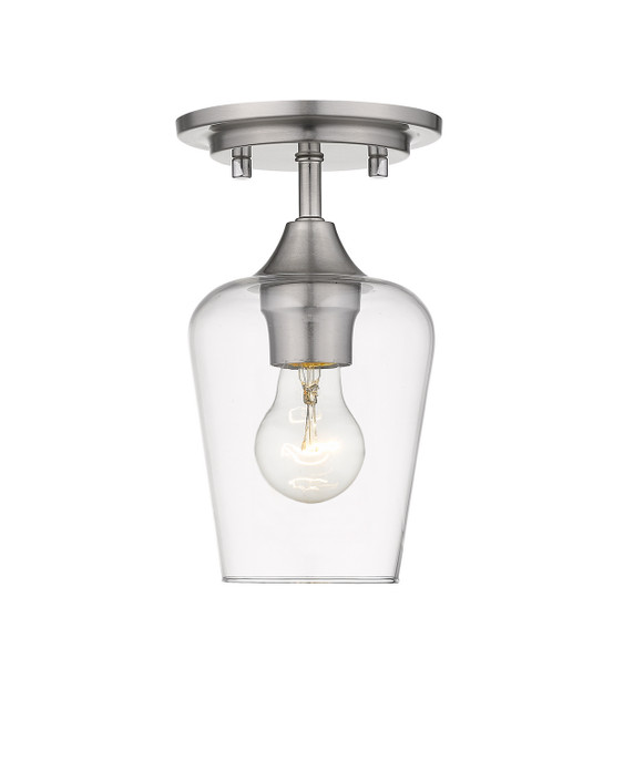 Semi-Flush Mts. Glass Down by Z-Lite ( 224 | 473F1-BN Joliet ) 