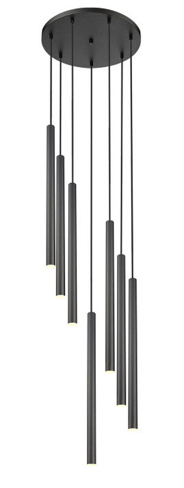 Mini Chandeliers Multi-Port/Cascade by Z-Lite ( 224 | 919MP24-7R-MB-LED Forest ) 