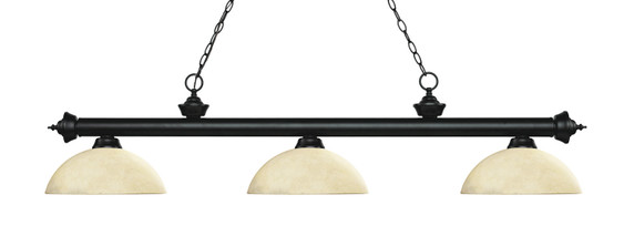 Linear/Island 3 Light Bar by Z-Lite ( 224 | 200-3MB-DGM14 Riviera ) 