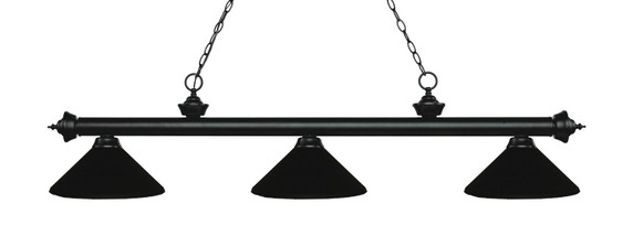Linear/Island 3 Light Bar by Z-Lite ( 224 | 200-3MB-MMB Riviera ) 