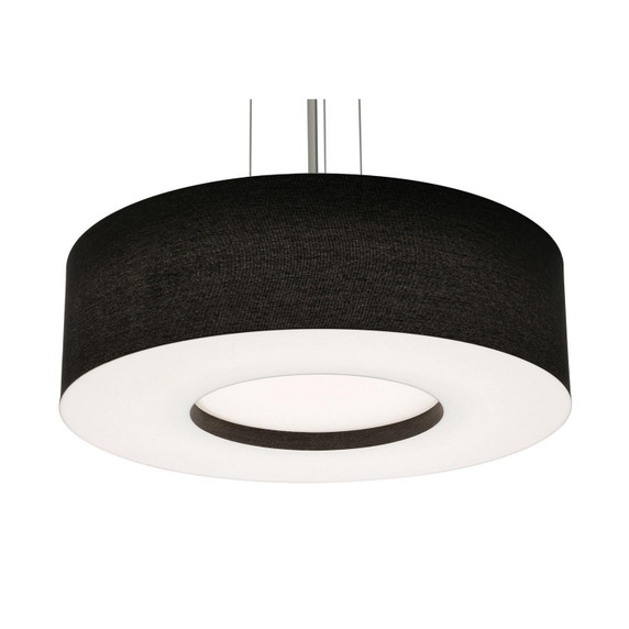 Pendants Drum Shade by AFX Lighting ( 162 | MCP2432MBSN-BK Montclair ) 