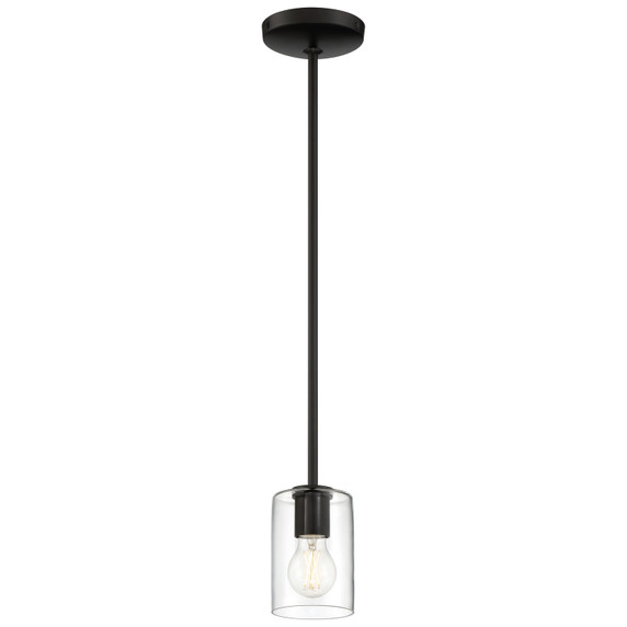 Mini Pendants Glass Down by Access ( 18 | 62585LEDDLP-MBL/CLR Oslo ) 