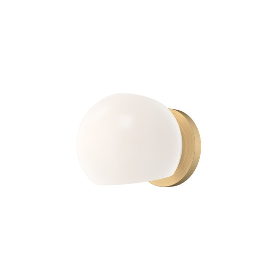 Sconces Single Glass by Alora ( 452 | WV548006BGOP Willow ) 