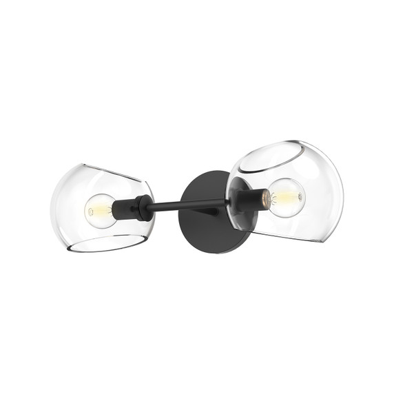 Bathroom Fixtures Two Lights by Alora ( 452 | WV548217MBCL Willow ) 