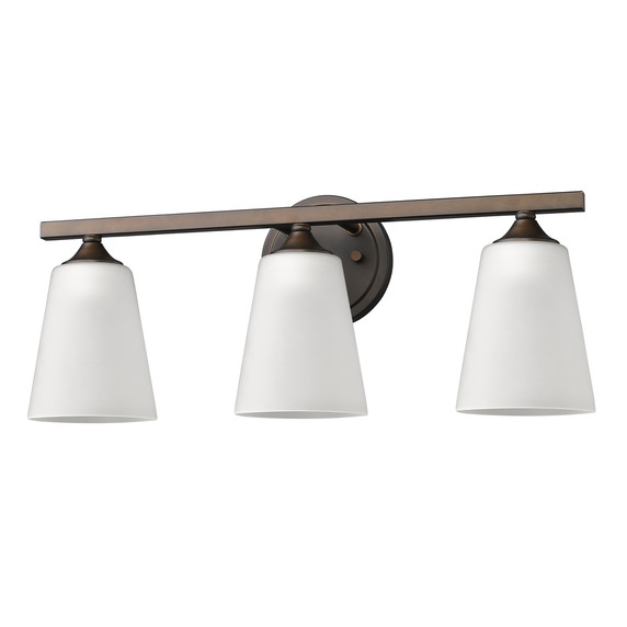 Bathroom Fixtures Three Lights by Acclaim Lighting ( 106 | IN41267ORB Zoey ) 