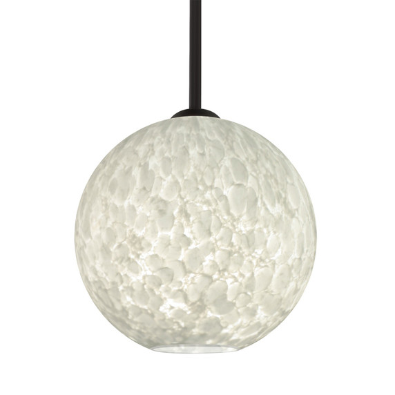 Mini Pendants Glass Down by Besa ( 74 | 1TT-COCO819-LED-BK Besa Coco 8 Stem Pendant ) 