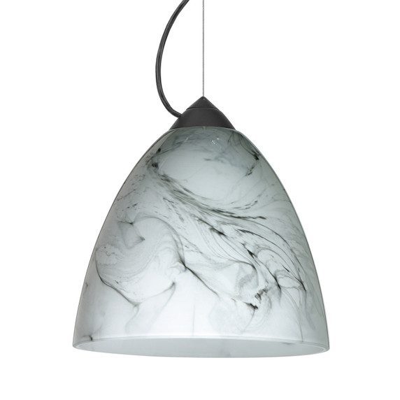 Mini Pendants Glass Down by Besa ( 74 | 1KX-4470MG-BK Besa Vila Pendant ) 