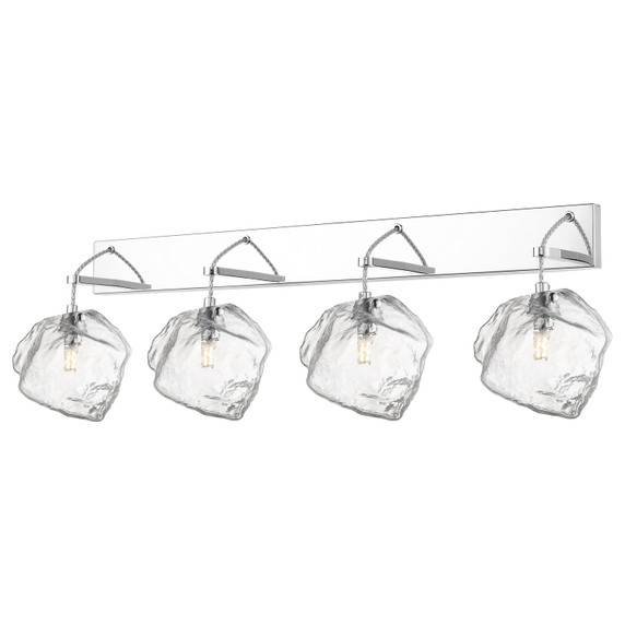Bathroom Fixtures Four Lights by Access ( 18 | 63131LEDDLP-MSS/CLR Boulder ) 